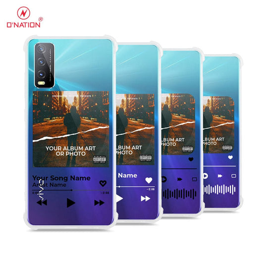 Vivo Y20s Cover - Personalised Album Art Series - 4 Designs - Clear Phone Case - Soft Silicon Borders