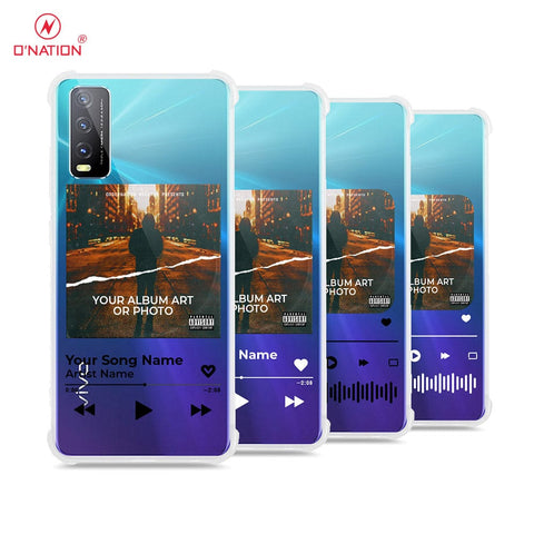 Vivo Y20s Cover - Personalised Album Art Series - 4 Designs - Clear Phone Case - Soft Silicon Borders