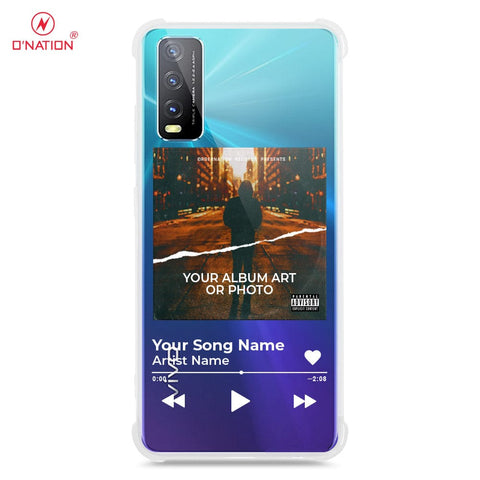 Vivo Y20s Cover - Personalised Album Art Series - 4 Designs - Clear Phone Case - Soft Silicon Borders