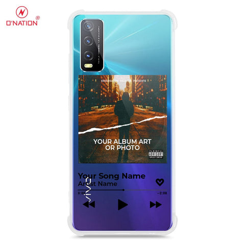 Vivo Y20i Cover - Personalised Album Art Series - 4 Designs - Clear Phone Case - Soft Silicon Borders