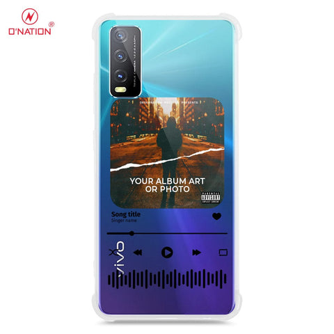 Vivo Y20i Cover - Personalised Album Art Series - 4 Designs - Clear Phone Case - Soft Silicon Borders