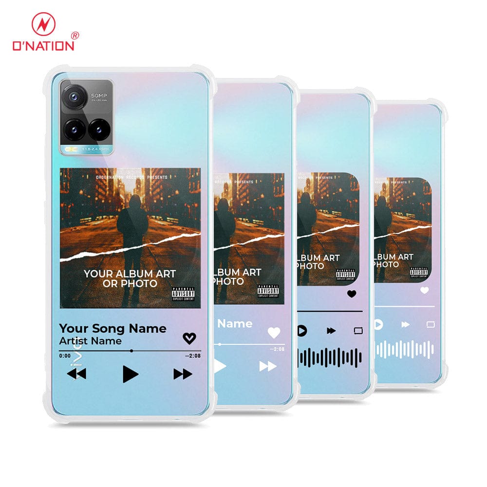 Vivo Y21 Cover - Personalised Album Art Series - 4 Designs - Clear Phone Case - Soft Silicon Borders