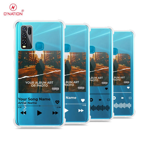 Vivo Y30 Cover - Personalised Album Art Series - 4 Designs - Clear Phone Case - Soft Silicon Borders