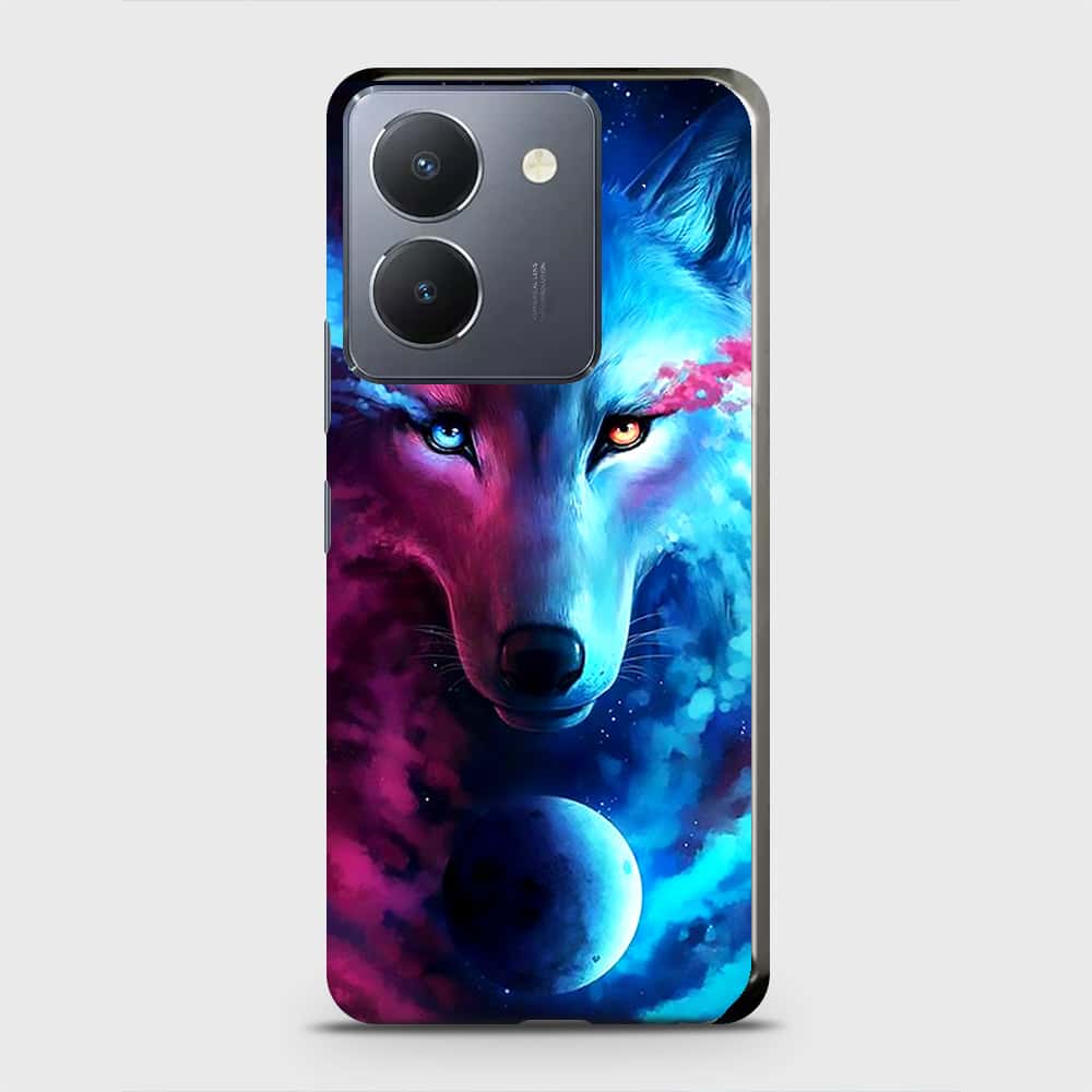 Vivo Y36 5G Cover - Infinity Wolf Trendy Printed Hard Case with Life Time Colors Guarantee
