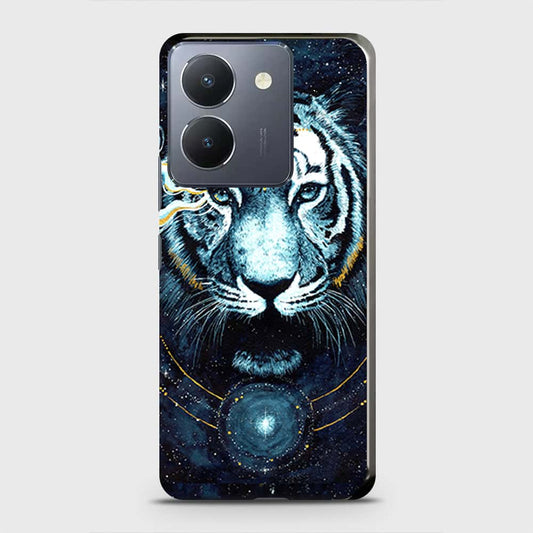 Vivo Y36 5G Cover - Vintage Galaxy Tiger Printed Hard Case with Life Time Colors Guarantee