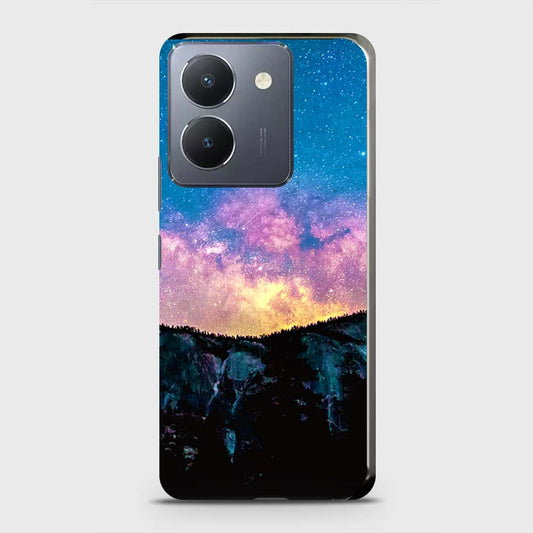 Vivo Y36 5G Cover - Embrace Dark Galaxy  Trendy Printed Hard Case with Life Time Colors Guarantee