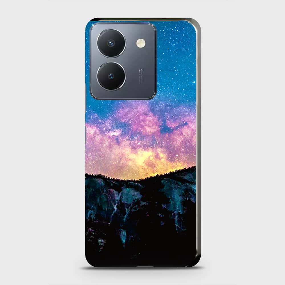 Vivo Y36 5G Cover - Embrace Dark Galaxy  Trendy Printed Hard Case with Life Time Colors Guarantee