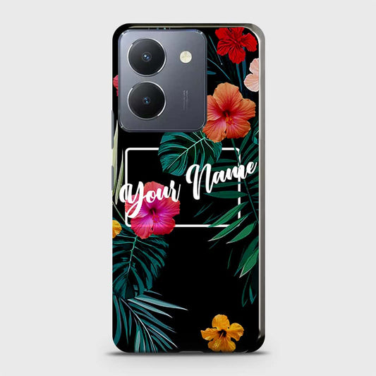 Vivo Y36 5G  Cover - Floral Series - Matte Finish - Snap On Hard Case with LifeTime Colors Guarantee