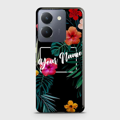 Vivo Y36 5G  Cover - Floral Series - Matte Finish - Snap On Hard Case with LifeTime Colors Guarantee