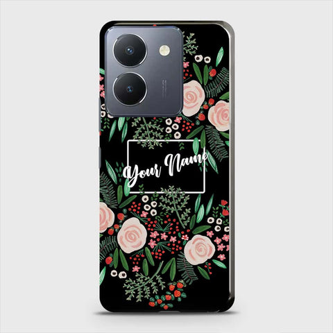 Vivo Y36 5G  Cover - Floral Series - Matte Finish - Snap On Hard Case with LifeTime Colors Guarantee