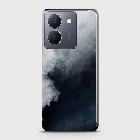 Vivo Y36 5G Cover - Trendy White Floor Marble Printed Hard Case with Life Time Colors Guarantee