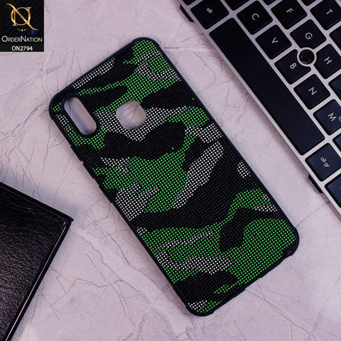 Vivo Y91 / Y95 Cover - Green - Soft Stylish Camouflage Texture Case
