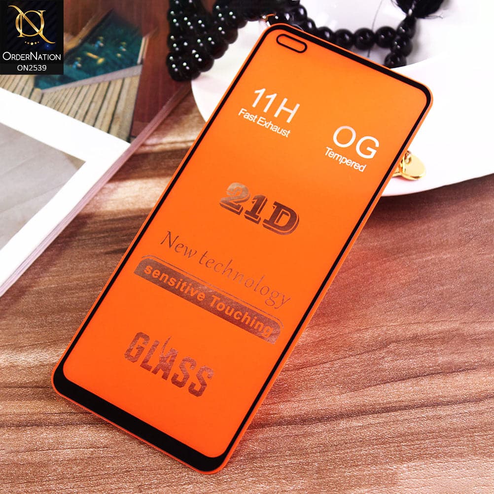 Infinix Zero 8 Protector - V2 Xtreme Quality 21D Tempered Glass With 9H Hardness