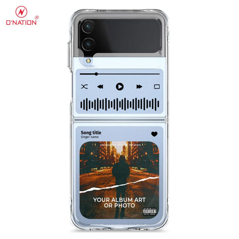 Samsung Galaxy Z Flip 3 5G Cover - Personalised Album Art Series - 4 Designs - Clear Phone Case - Soft Silicon Borders